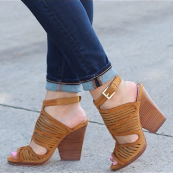Vince Camuto Janil Braided Suede Ankle Strap Heels - Picture 9 of 9